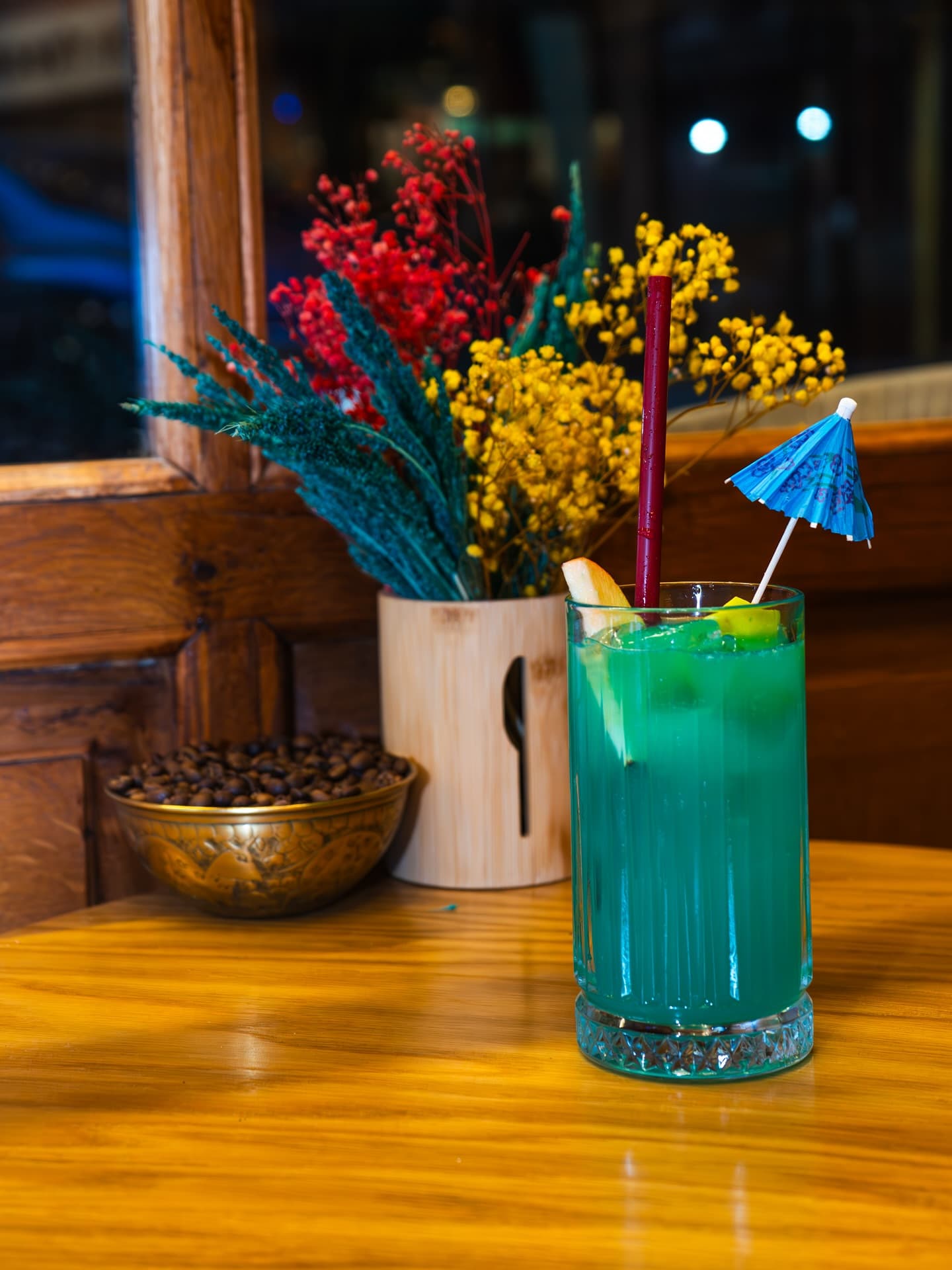 Yeşil kokteyl içeceği